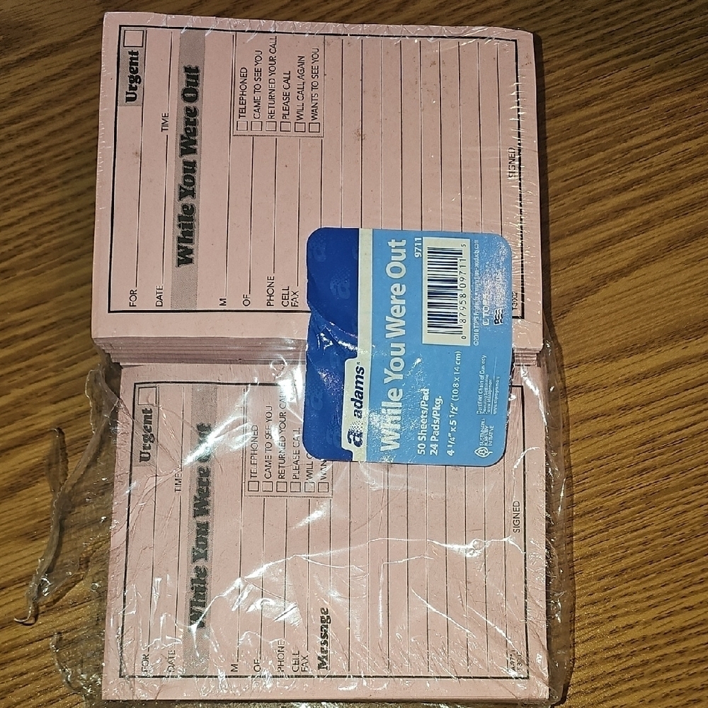 Adams NWT 18 Pink While You Were Out Pads